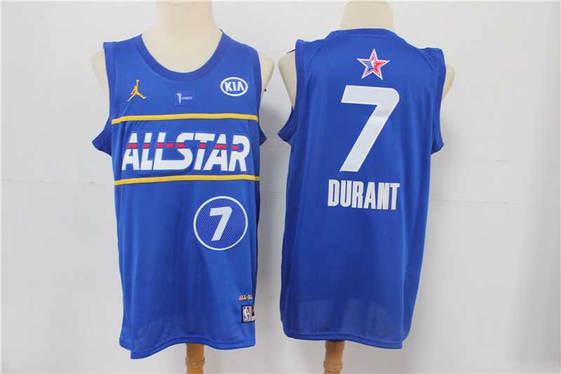 Nets 7 Kevin Durant Blue 2021 NBA All-Star Jordan Brand Swingman Jersey,We sell and wholesale Nets 7 Kevin Durant Blue 2021 NBA All-Star Jordan Brand Swingman Jersey on line form chian!